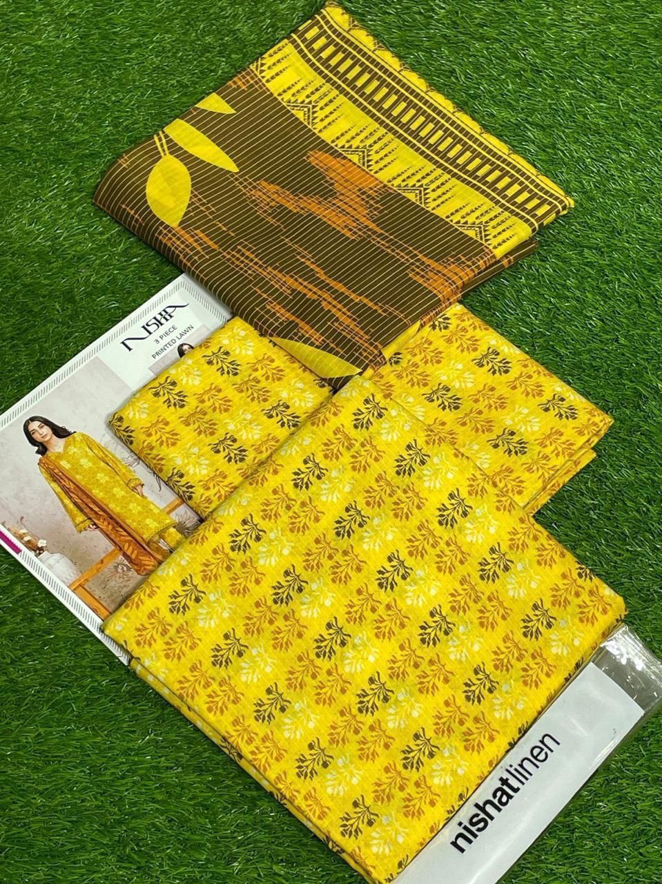 Digital Printed 3-Piece Summer Collection | Premium Lawn with Voil Dupatta