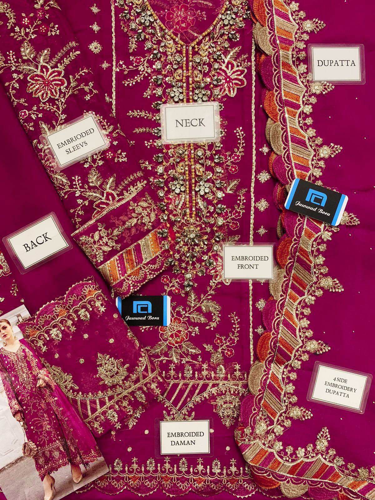Luxury Chiffon 3PC Embroidered Collection