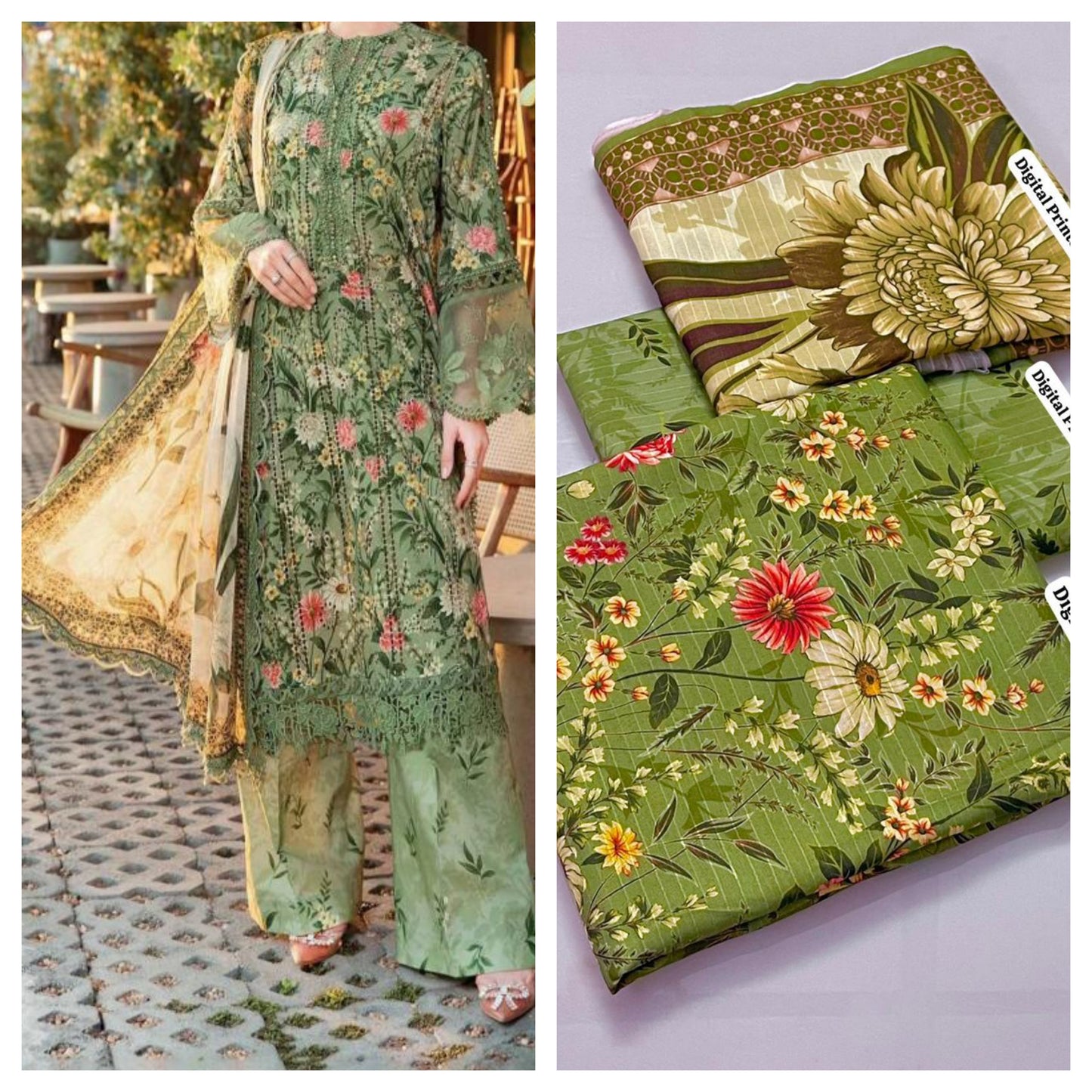 Karandi Arrival 2025 | 3PC Digital Printed Suit | Winter Collection | Waffaa Store
