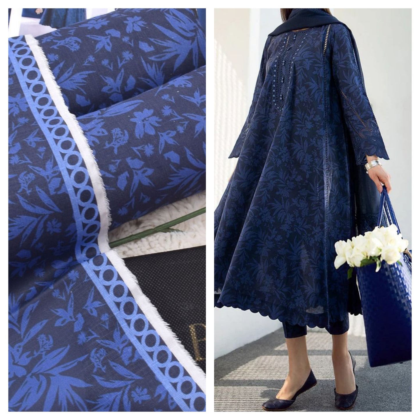 Baroque 3-Piece Printed Khaddar Collection | Digital Printed Shirt, Dupatta & Trouser | Premium Winter Fabric