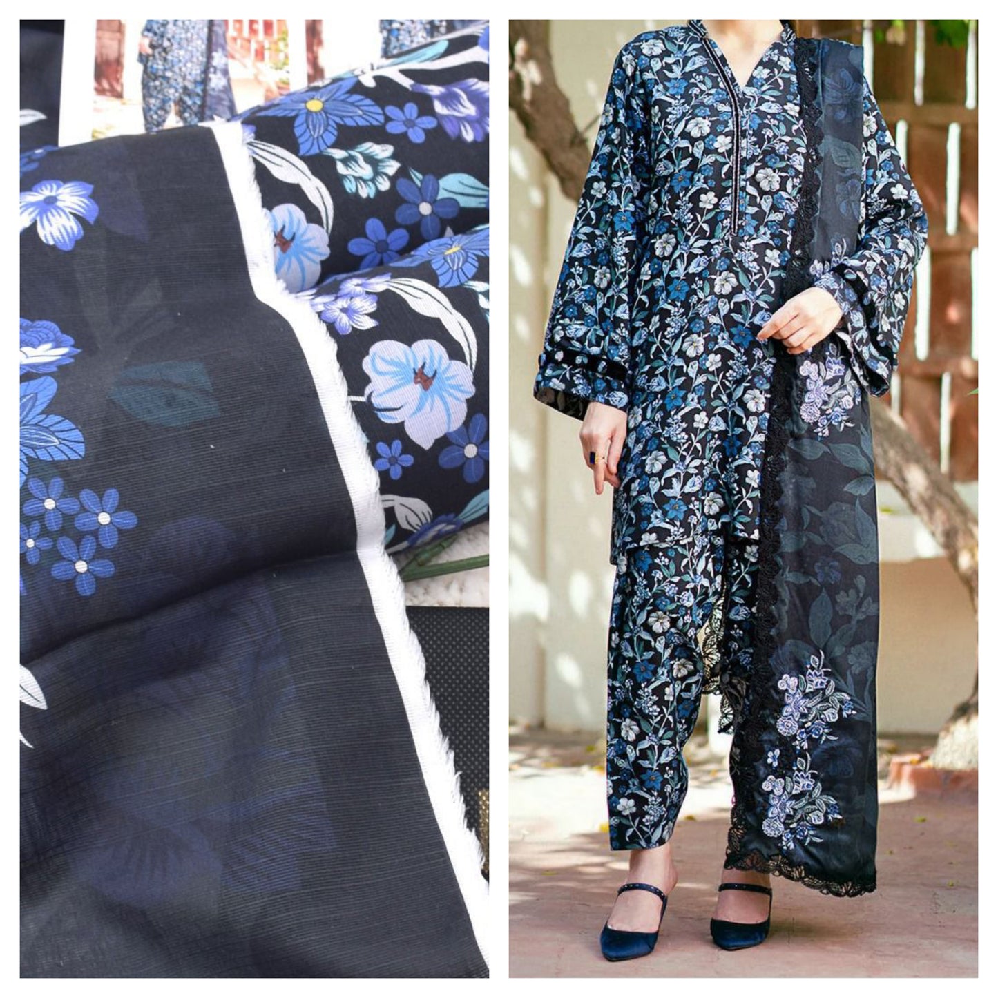 Baroque 3-Piece Printed Khaddar Collection | Digital Printed Shirt, Dupatta & Trouser | Premium Winter Fabric