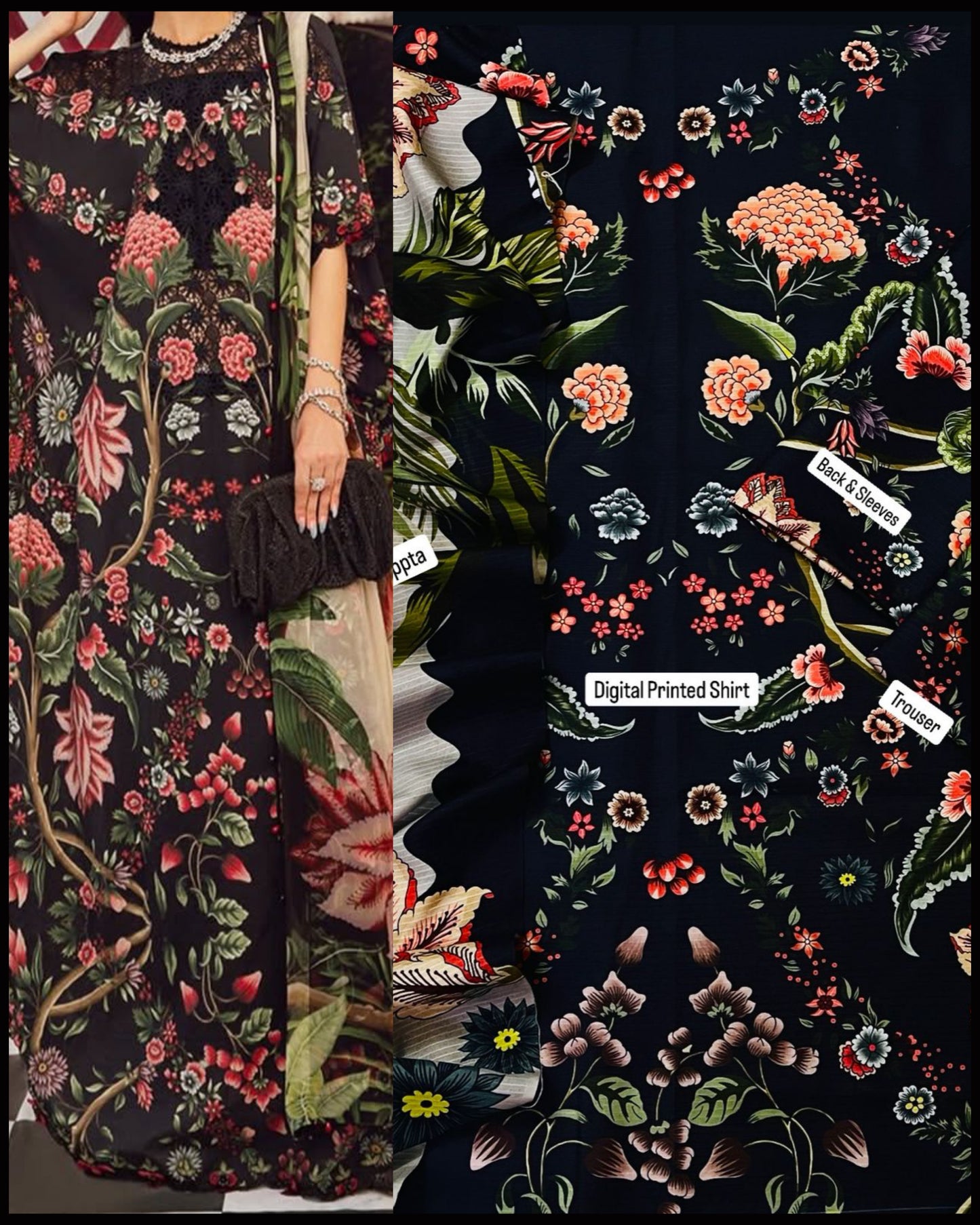 Premium Digital Karandi 3PC Suit | Winter Collection 2025 – Waffaa Store