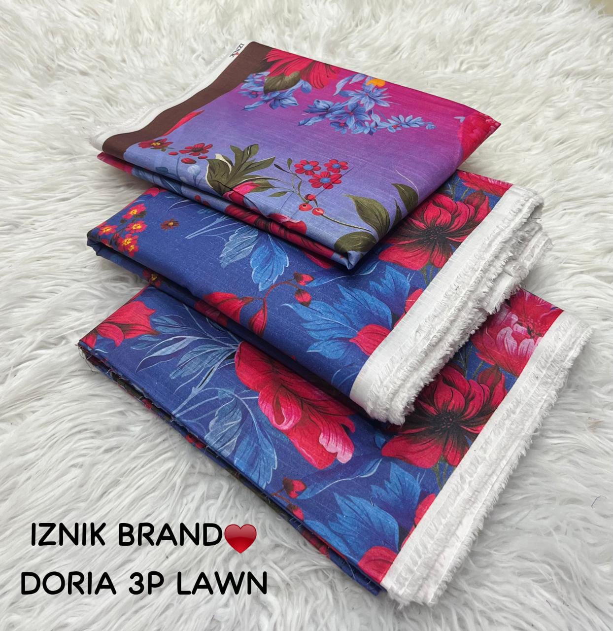 Printed Lawn Shirt, Voile Dupatta & Dyed Trouser | Premium Summer Collection