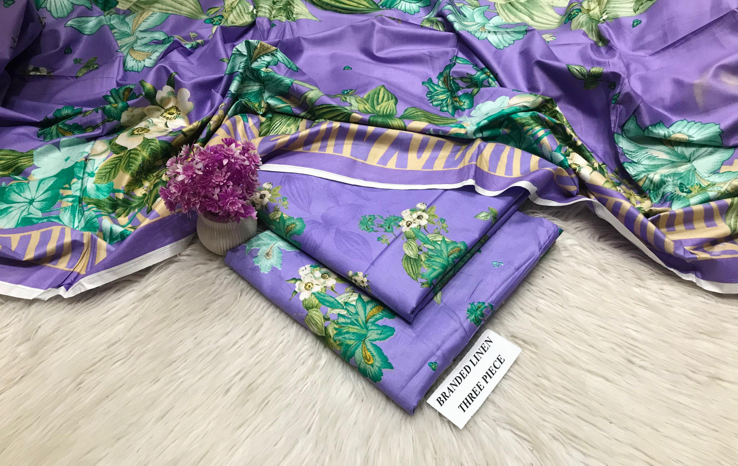 Linen Collection – 3PC Premium Suit | Maria B, Iznik, Baroque, Charizma | Waffaa Store