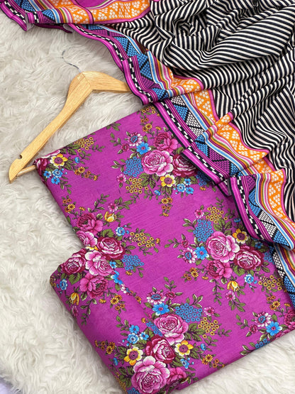 Khaadi Khaddar 3-Piece Winter Collection 2025 – Premium Digital Printed Khaddar Suit