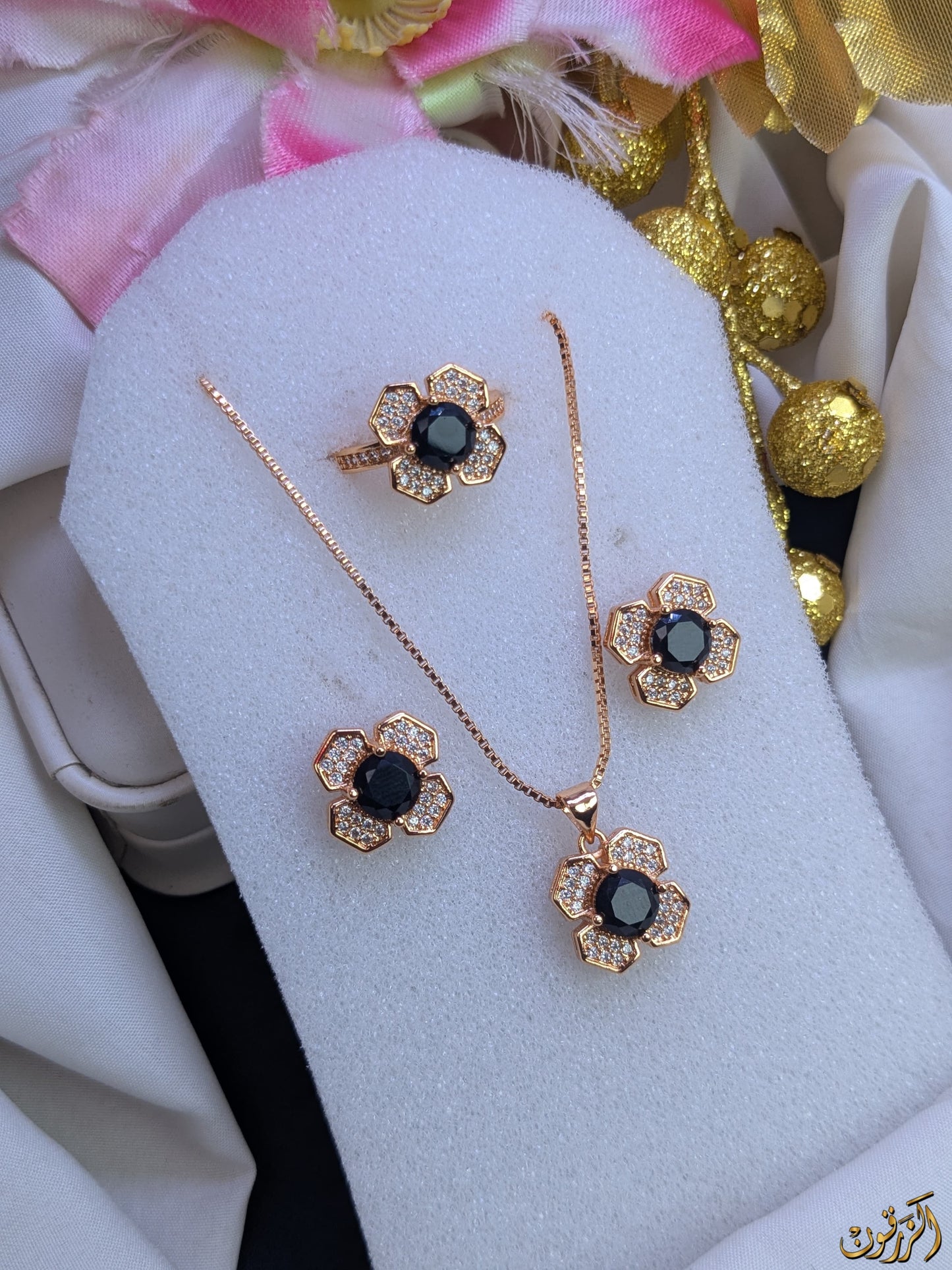Luxury Gold Plated Locket Set (3 Pieces) – Superior Quality Jewelry Collection