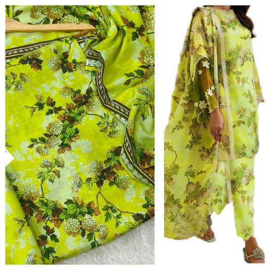 Khaddar 3-Piece Winter Collection 2025 – Premium Digital Printed Khaddar Suit