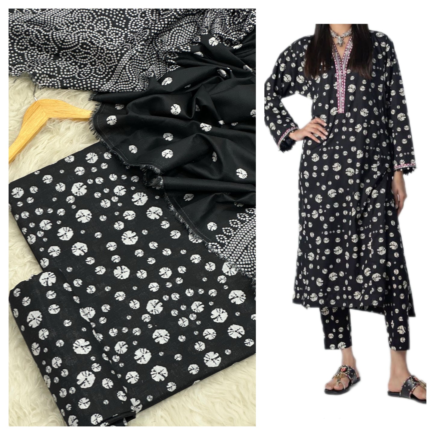 Khaadi Khaddar 3-Piece Winter Collection 2025 – Premium Digital Printed Khaddar Suit
