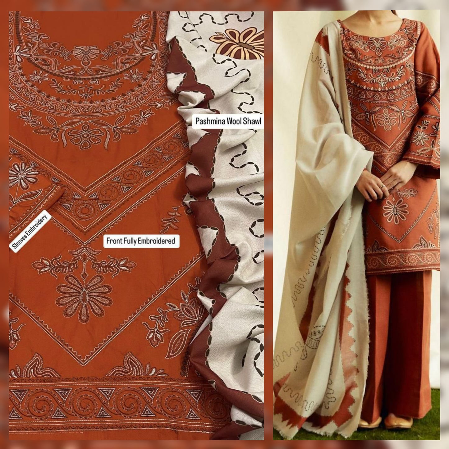 Premium Dhanak 3PC Winter Collection