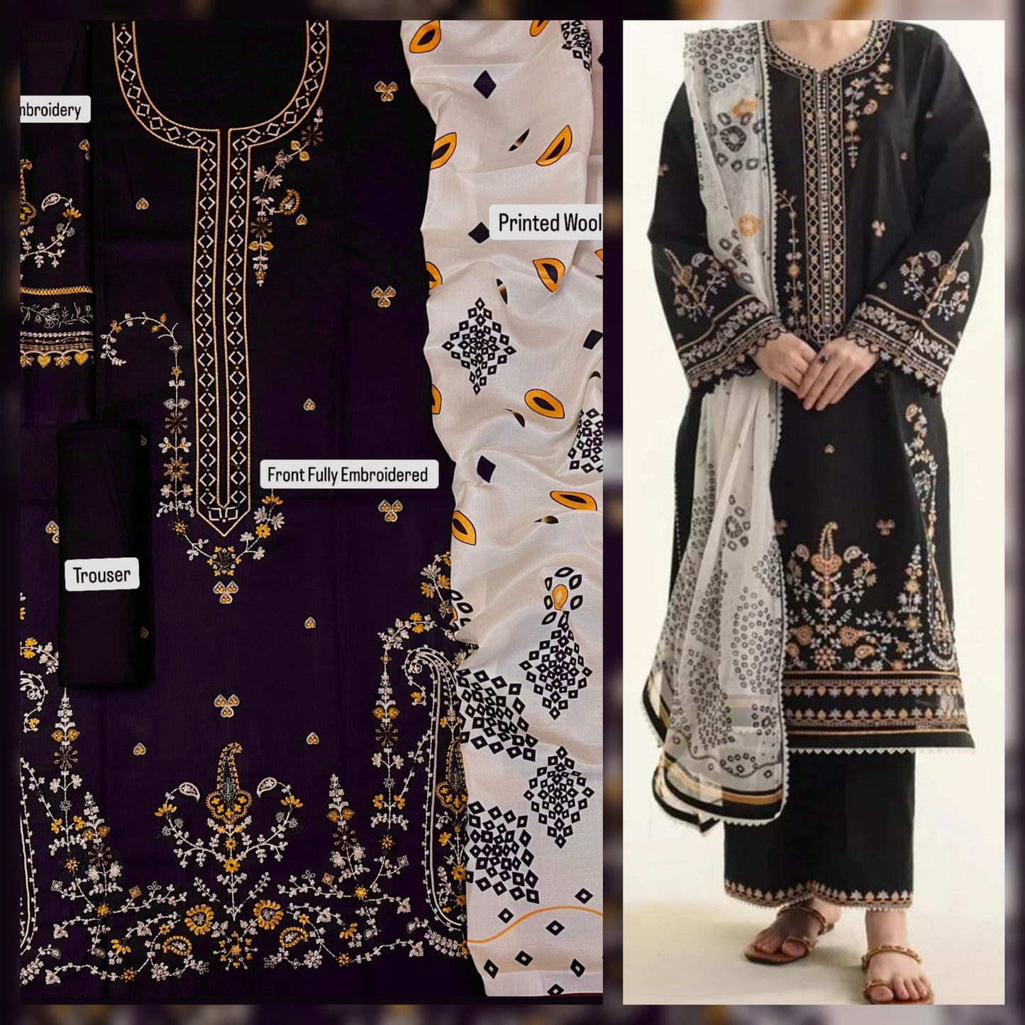 Premium Dhanak 3PC Winter Collection