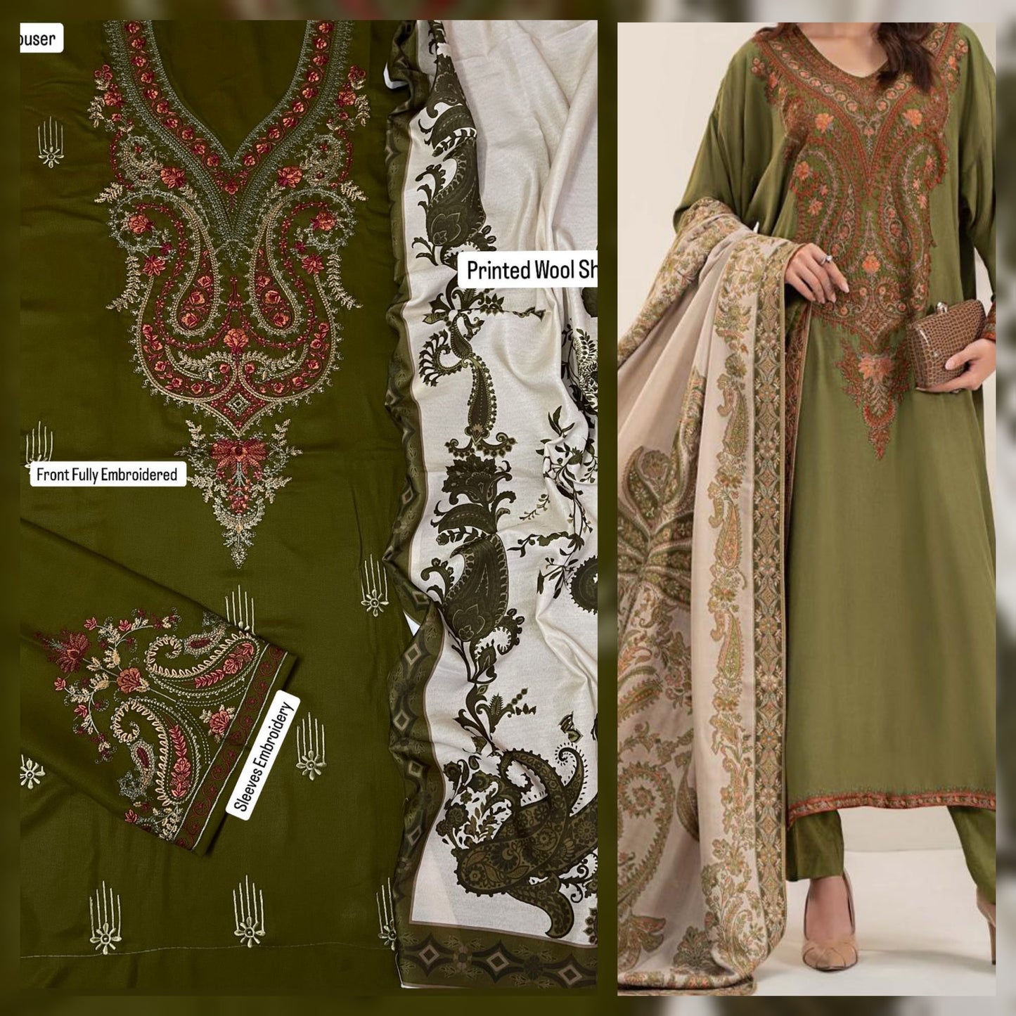 Premium Dhanak 3PC Winter Collection